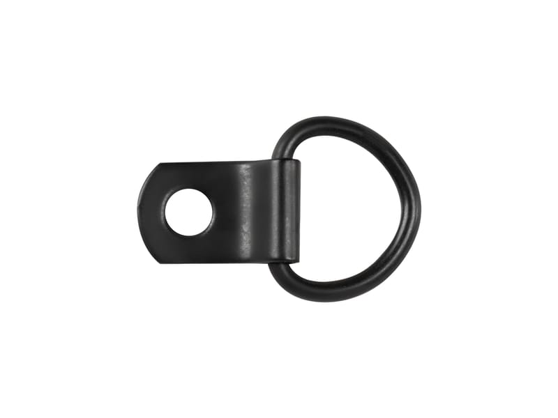 Black 1 Hole D Ring